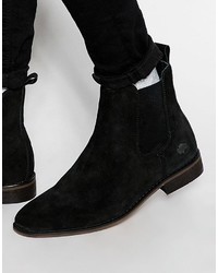 Мужские черные замшевые ботинки челси от Bellfield
