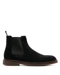 Мужские черные замшевые ботинки челси от Brunello Cucinelli