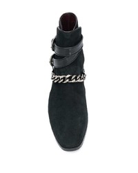 Мужские черные замшевые ботинки челси от Lidfort