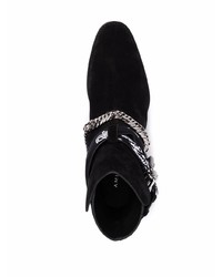 Мужские черные замшевые ботинки челси от Amiri