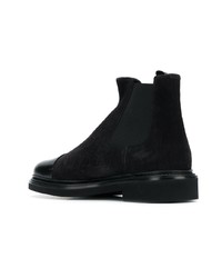 Мужские черные замшевые ботинки челси от Giorgio Armani