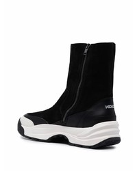 Мужские черные замшевые ботинки челси от Kenzo