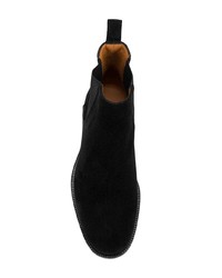 Мужские черные замшевые ботинки челси от Lanvin