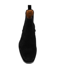 Мужские черные замшевые ботинки челси от Lanvin