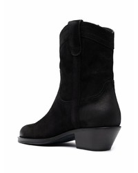 Мужские черные замшевые ботинки челси от Saint Laurent