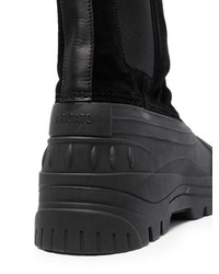 Мужские черные замшевые ботинки челси от Axel Arigato
