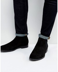Мужские черные замшевые ботинки челси от Dead Vintage