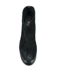 Мужские черные замшевые ботинки челси от Marsèll