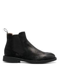 Мужские черные замшевые ботинки челси от Doucal's