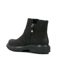 Женские черные замшевые ботинки челси от Geox