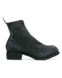 Мужские черные замшевые ботинки челси от Guidi