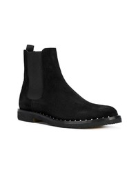Мужские черные замшевые ботинки челси от Valentino