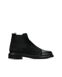 Мужские черные замшевые ботинки челси от Giorgio Armani