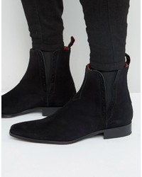 Мужские черные замшевые ботинки челси от Jeffery West