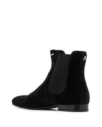 Мужские черные замшевые ботинки челси от Philipp Plein