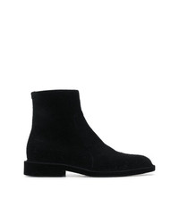 Мужские черные замшевые ботинки челси от Maison Margiela