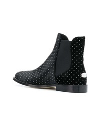 Женские черные замшевые ботинки челси от Jimmy Choo
