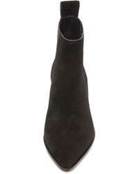 Женские черные замшевые ботинки челси от Loeffler Randall