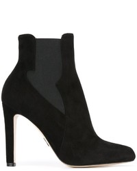 Женские черные замшевые ботинки челси от Paul Andrew