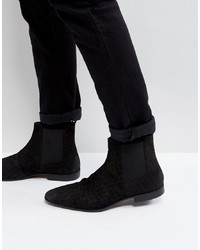 Мужские черные замшевые ботинки челси от Pier One