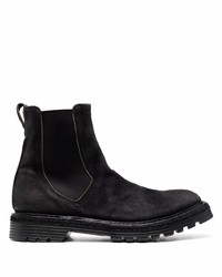 Мужские черные замшевые ботинки челси от Premiata