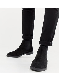 Мужские черные замшевые ботинки челси от Pull&Bear