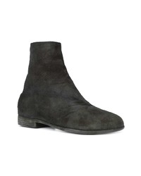 Женские черные замшевые ботинки челси от Guidi