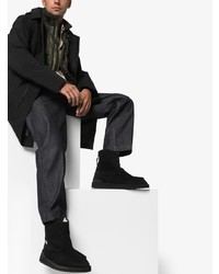 Мужские черные замшевые ботинки челси от Suicoke