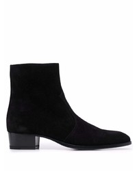 Мужские черные замшевые ботинки челси от Saint Laurent
