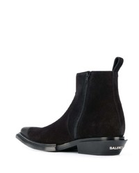 Мужские черные замшевые ботинки челси от Balenciaga