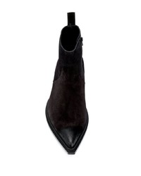 Мужские черные замшевые ботинки челси от Balenciaga
