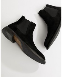 Мужские черные замшевые ботинки челси от Selected Homme