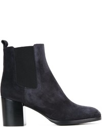 Женские черные замшевые ботинки челси от Sergio Rossi