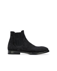 Мужские черные замшевые ботинки челси от Silvano Sassetti