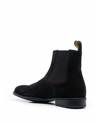 Мужские черные замшевые ботинки челси от Doucal's