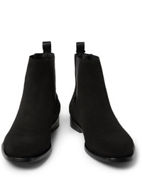 Мужские черные замшевые ботинки челси от Balenciaga