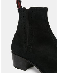 Мужские черные замшевые ботинки челси от Jeffery West