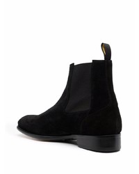 Мужские черные замшевые ботинки челси от Doucal's