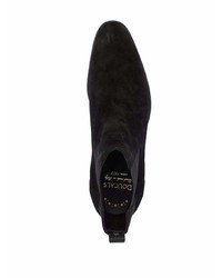 Мужские черные замшевые ботинки челси от Doucal's