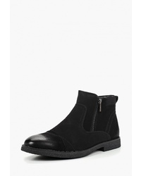 Мужские черные замшевые ботинки челси от T.Taccardi