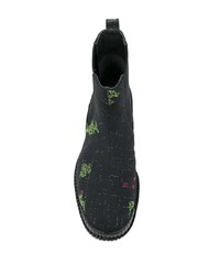 Мужские черные замшевые ботинки челси от Camper