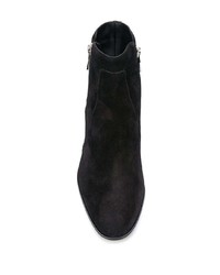 Мужские черные замшевые ботинки челси от Balmain