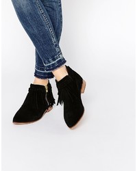 Женские черные замшевые ботинки от Aldo