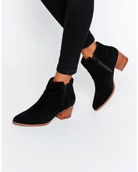 Женские черные замшевые ботинки от Aldo