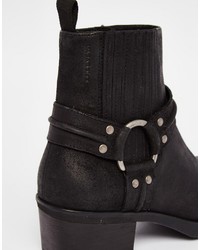 Женские черные замшевые ботинки от Vagabond