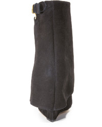 Женские черные замшевые ботинки от Jerome Dreyfuss