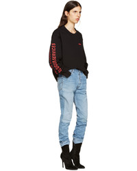 Женские черные замшевые ботинки от Haider Ackermann