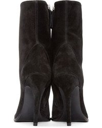 Женские черные замшевые ботинки от Haider Ackermann