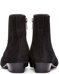 Женские черные замшевые ботинки от Isabel Marant