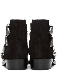 Мужские черные замшевые ботинки от Toga Virilis